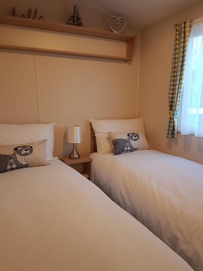 2 slaapkamers, beddengoed