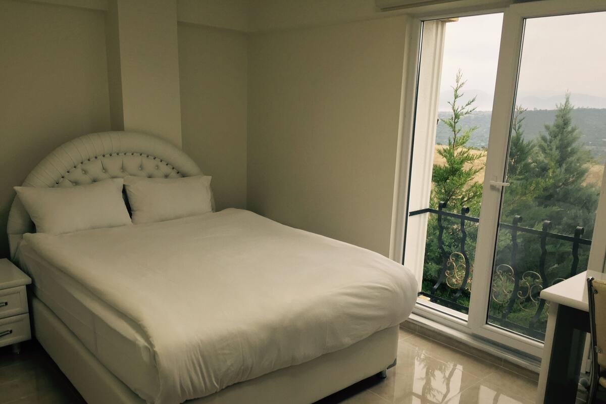 Habitación Deluxe con 1 cama doble o 2 individuales, vistas a la ciudad | Minibar, caja fuerte, escritorio y tabla de planchar con plancha