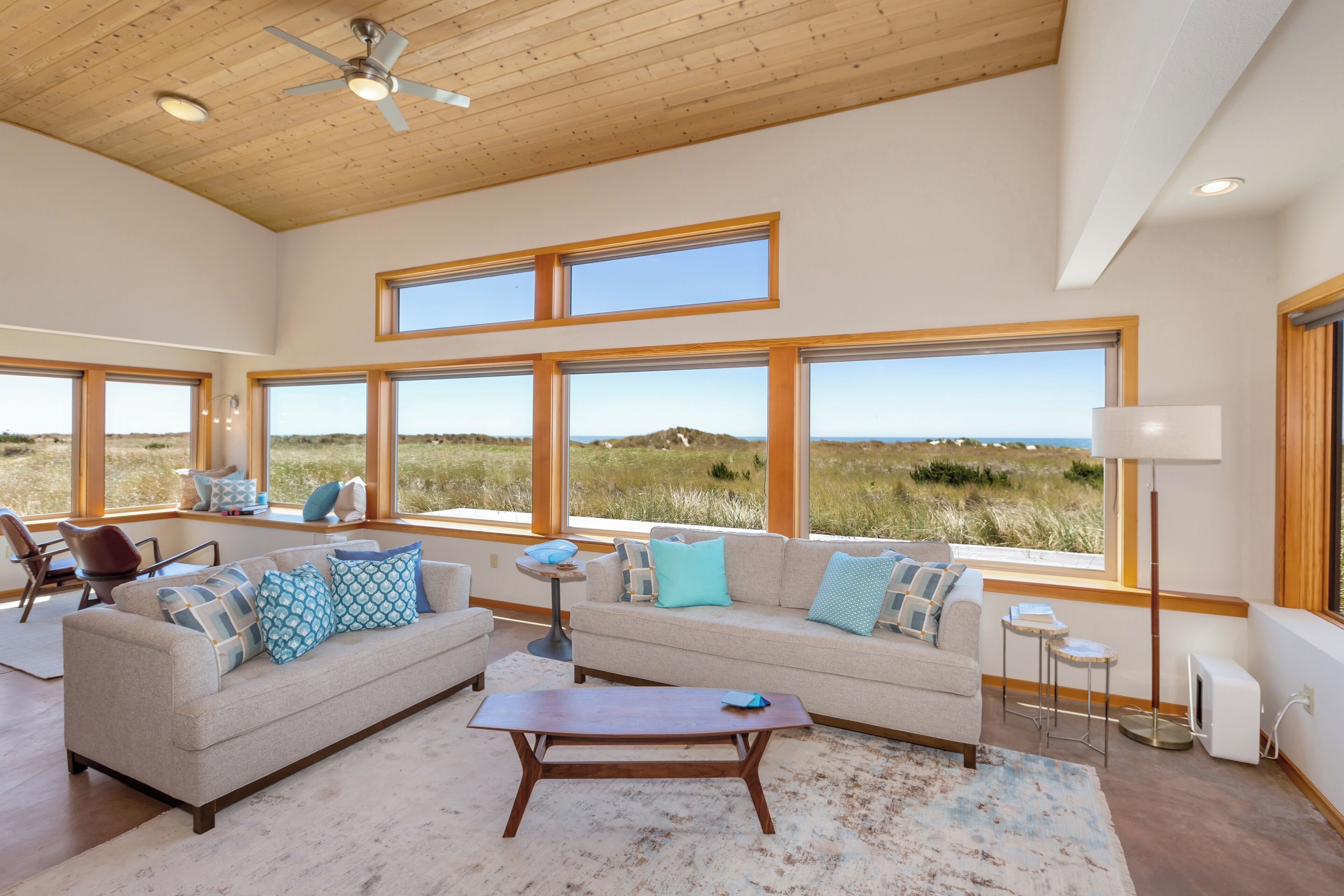 Smart TV, fireplace, video games, books