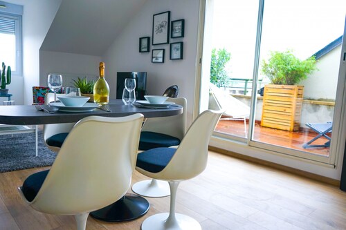 Appartement Epuré  Climatisé  Terrasse