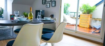 Appartement Epuré Climatisé Terrasse