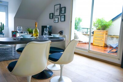 Appartement Epuré Climatisé Terrasse