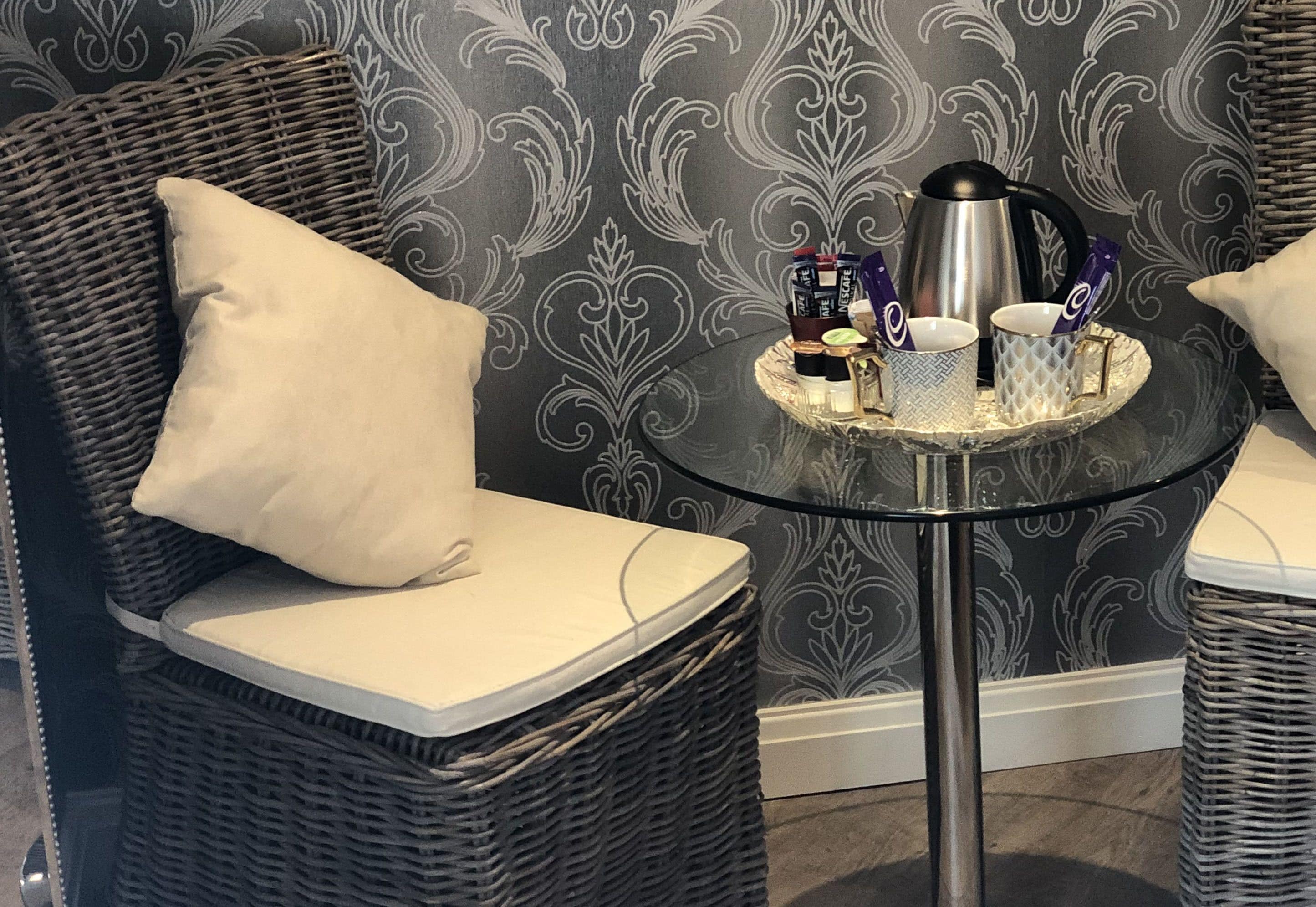 Luxury Twin Room, 2 Single Beds | Living area | 42-inch Smart TV with digital channels, TV