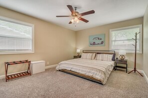 4 dormitorios, tabla de planchar con plancha, wifi y ropa de cama