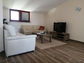 Smart TV, DVD player, table football