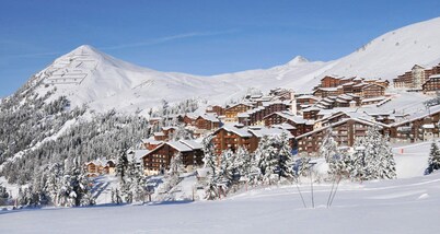Warm 2 rooms, 4 people in Belle-Plagne (Alt: 2050m)
