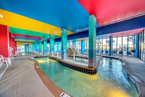 Indoor pool, outdoor pool - WOW TOP FLOOR/ SUPER LARGE 2 BALCONIES/ CORNER CONDO/KING/BEST VIEW IN TOWN! (Myrtle Beach)