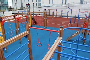 Children’s area - One Bedroom Apartments, 10 min walk from the city (Yesil District)