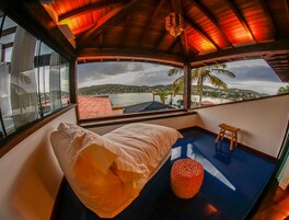 Suite Master, Sea View | Útsýni að strönd/hafi