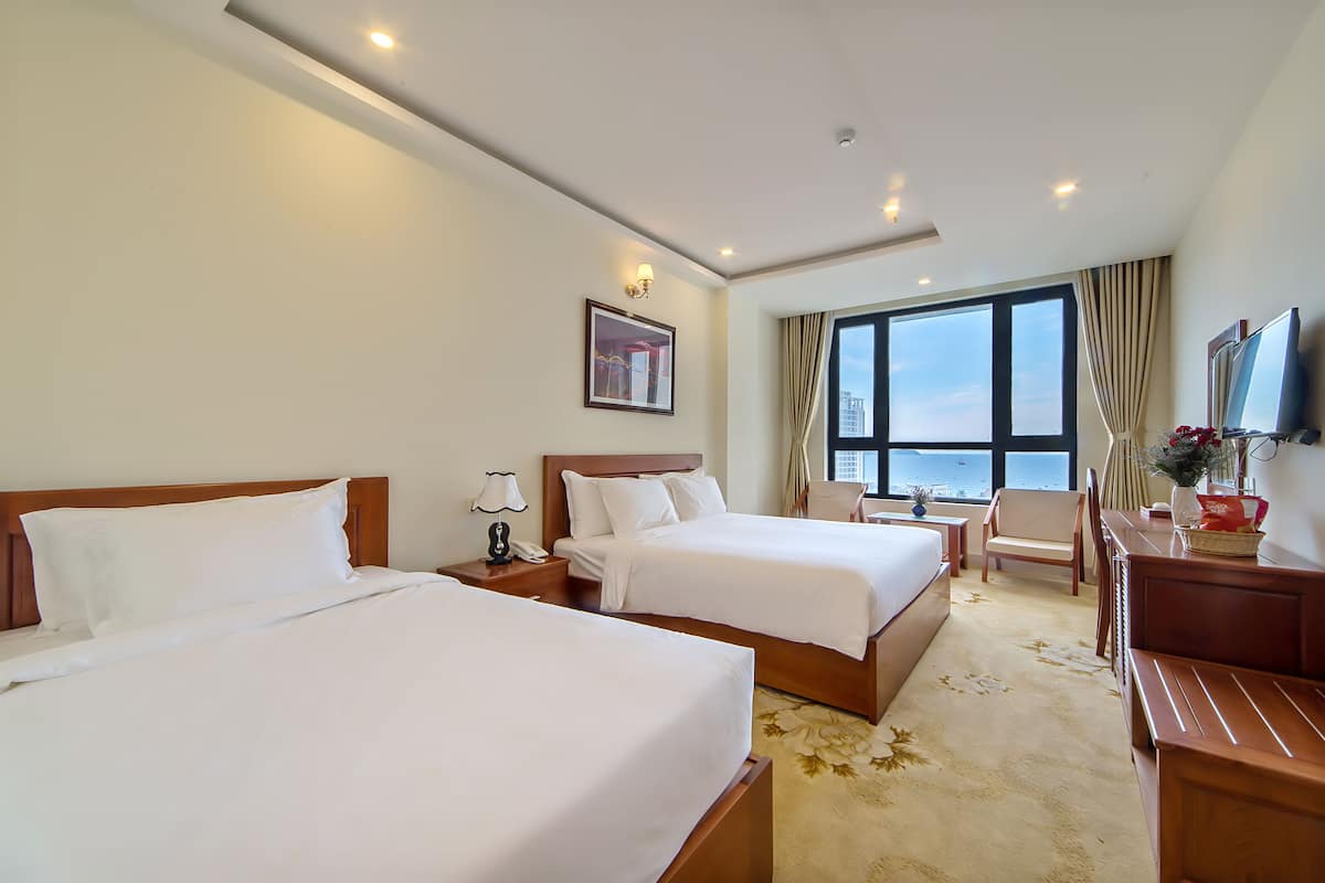 Grand-Dreibettzimmer, Meerblick | Ausblick vom Zimmer
