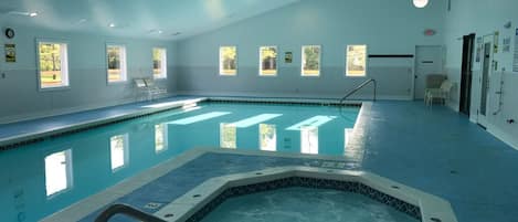 Indoor pool, outdoor pool