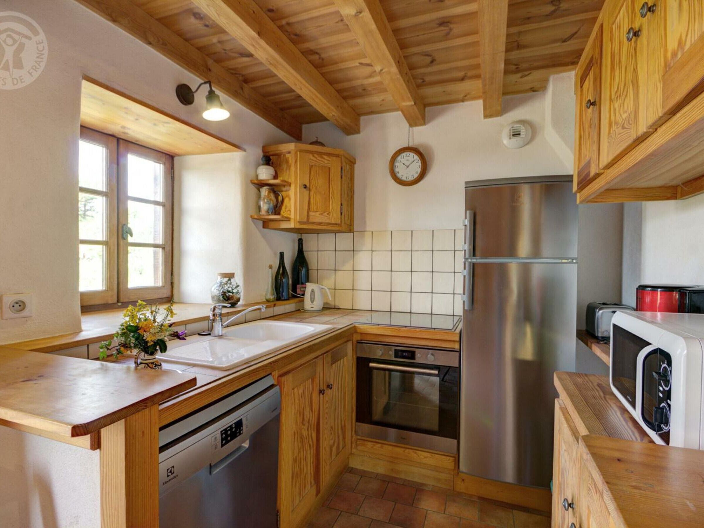 Fridge, microwave, dishwasher