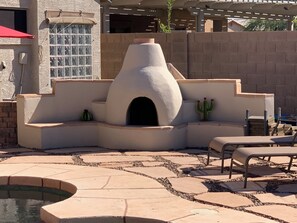 Terrace/patio - Stunning 3 Bed, 2 Bath Home with private Pool, Spa, and Scenic Golf Course Views (San Tan Valley)