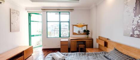 3 sovrum, skrivbord, strykjärn/strykbräda och wi-fi