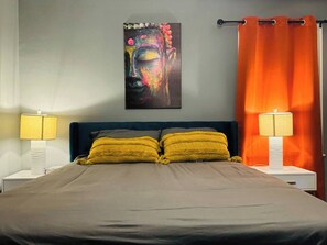 3 slaapkamers, een bureau, een strijkplank/strijkijzer, gratis wifi