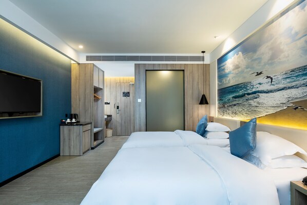 Executive Twin Room | In-room safe, blackout drapes, iron/ironing board, rollaway beds - Dongguan Haili Hotel (Dongguan)