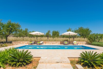 S'ESTRET - Villa with private pool in S'Alqueria Blanca. Free WiFi