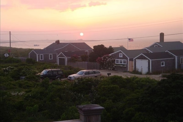 Dusk over Madaket from upstairs deck