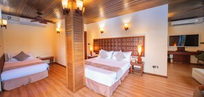 1 chambre, couette en duvet d'oie, coffres-forts dans les chambres