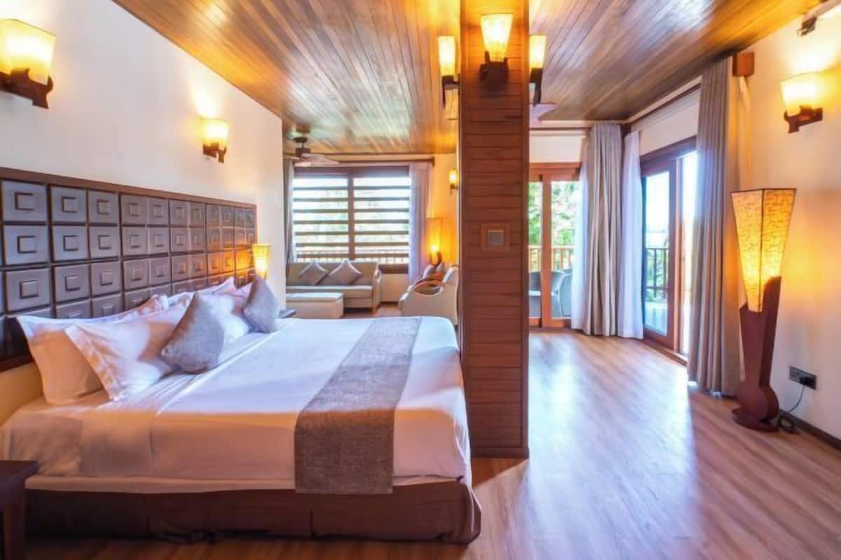 1 chambre, couette en duvet d'oie, coffres-forts dans les chambres