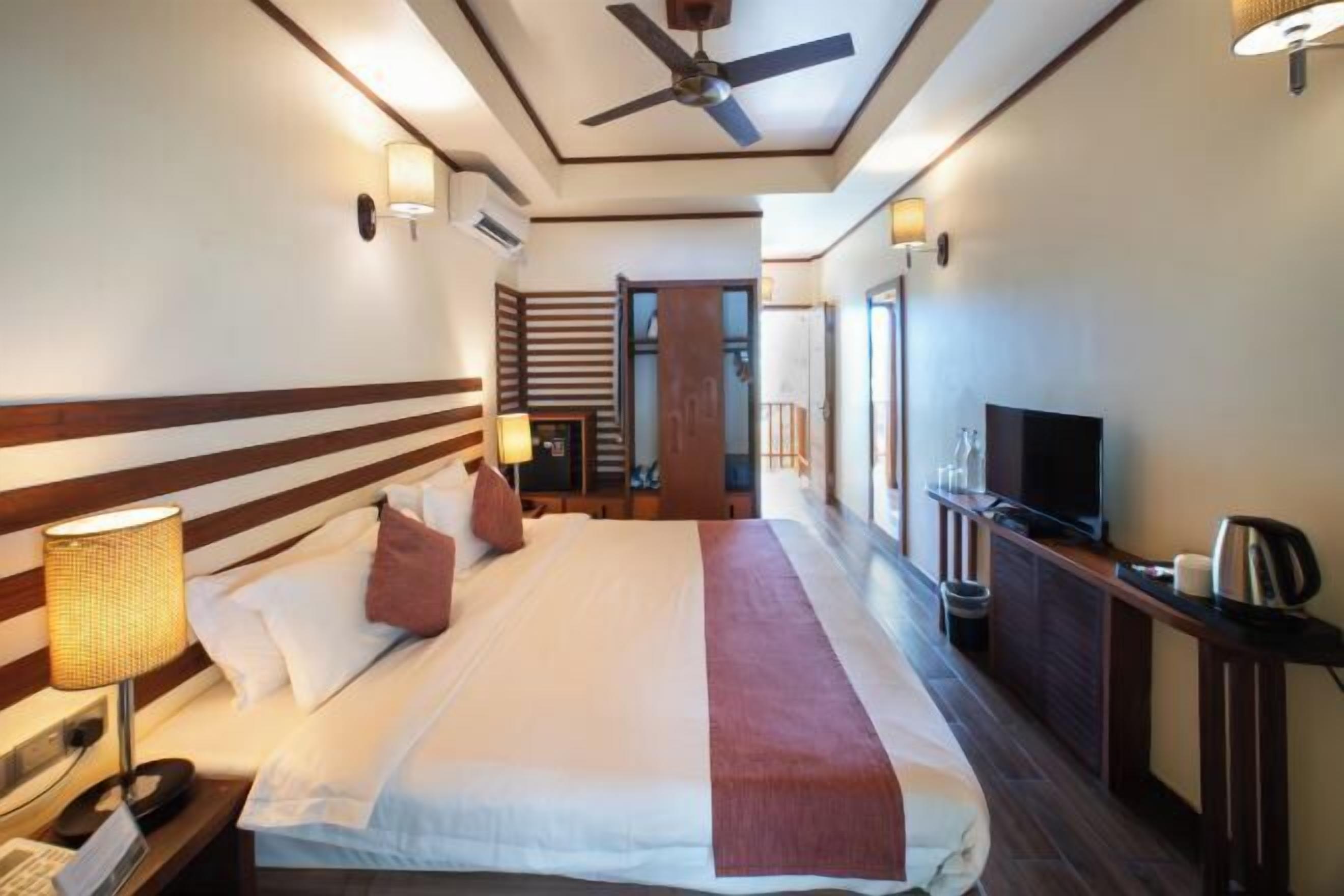 1 chambre, couette en duvet d'oie, coffres-forts dans les chambres