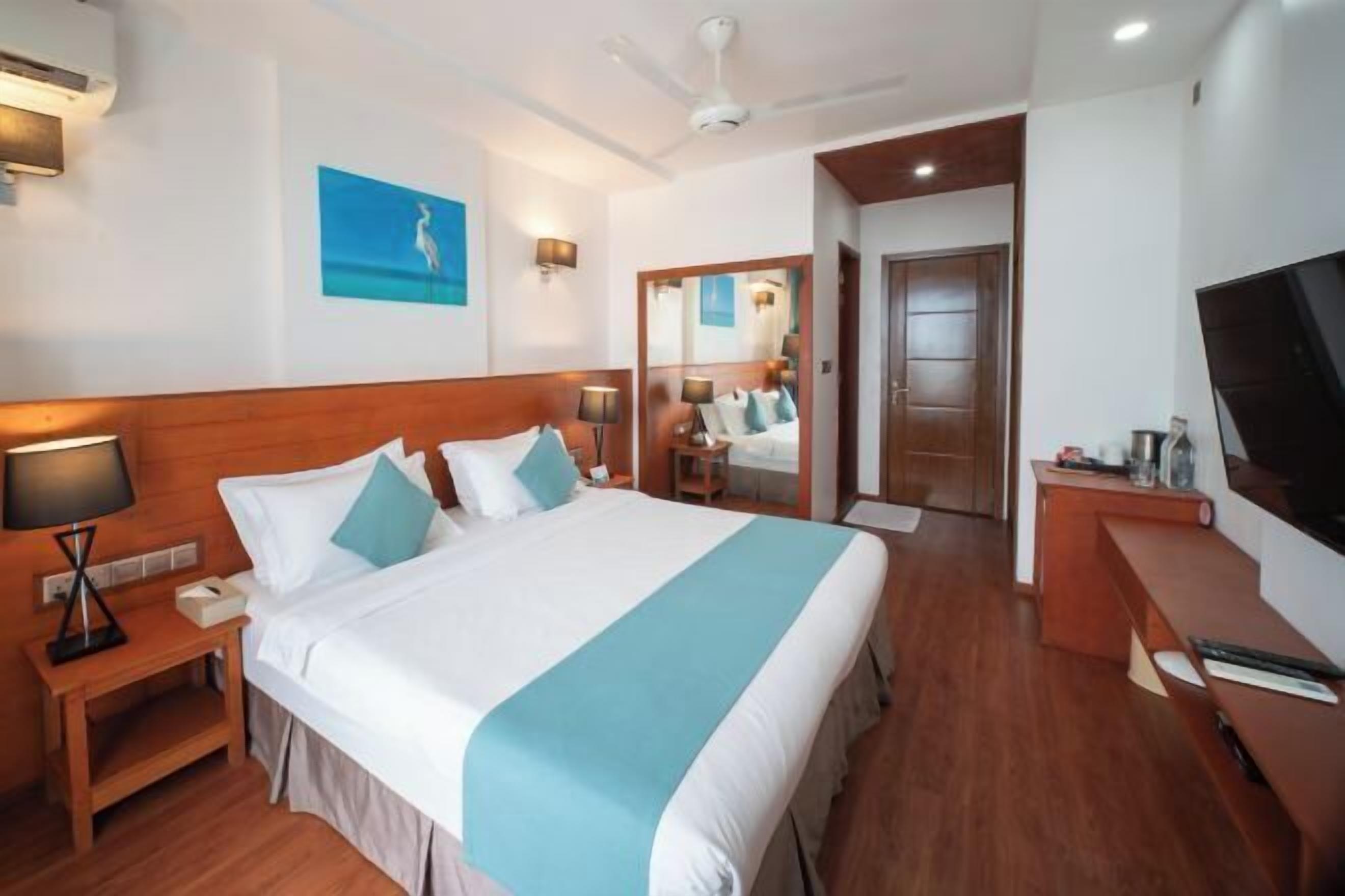 1 chambre, couette en duvet d'oie, coffres-forts dans les chambres