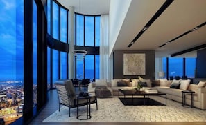 Penthouse Cao cấp | Khu phòng khách