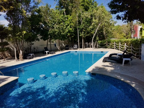 10 min to the beach-20 to airport-30 to Cancún & Xcaret, Nespresso, Wifi150mbps.