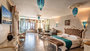 Presidential Suite, Terrace, Sea View | Individually decorated, individually furnished, desk, soundproofing - The Dream Compound-  by Biankini Dead Sea (Kalya)