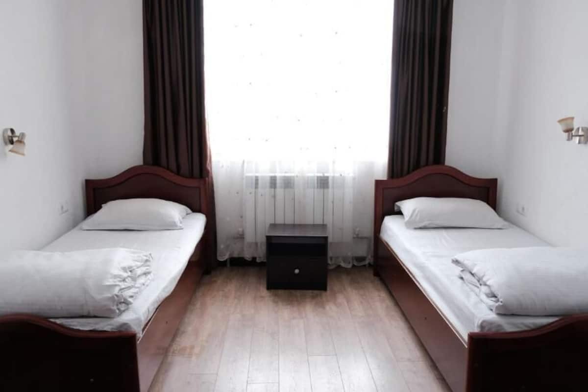 Economy Twin Room | 1 bedroom, desk, soundproofing, iron/ironing board