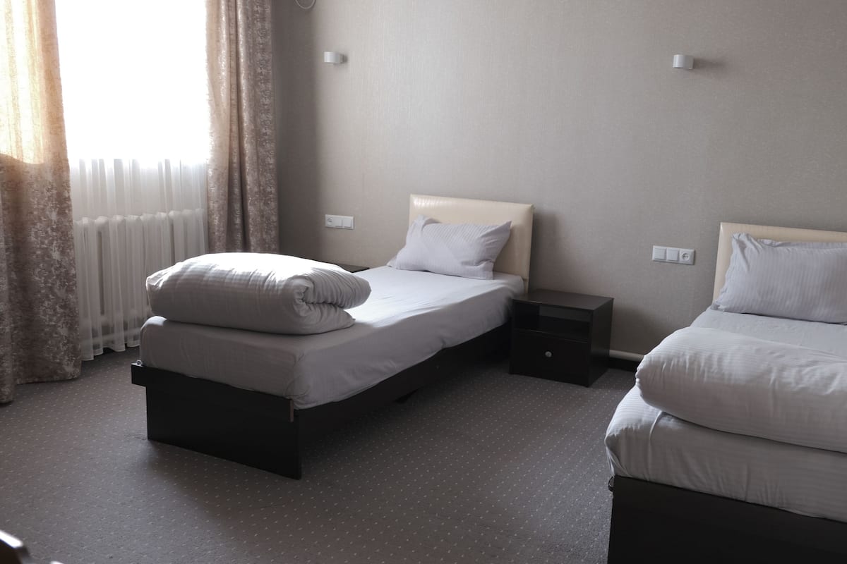 Standard Twin Room | 1 bedroom, desk, soundproofing, iron/ironing board