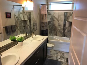 Towels, soap, toilet paper