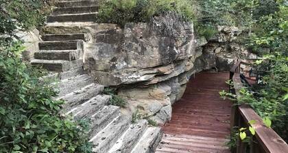 Modern Waterfront Log Cabin at Lewis-Smith Lake, AL