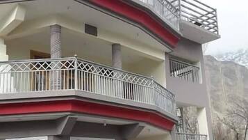 Majoituspaikan julkisivu