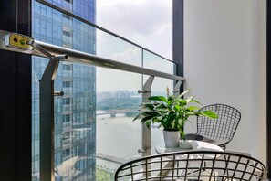 Appart'hĂŽtel Deluxe, 2 chambres, vue ville | Vue depuis le balcon