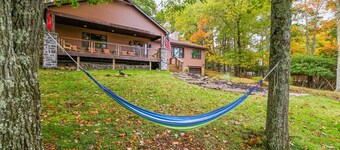 Lake Top Lodge~ Birds eye view of Lake Harmony