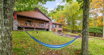 Lake Top Lodge~ Birds eye view of Lake Harmony