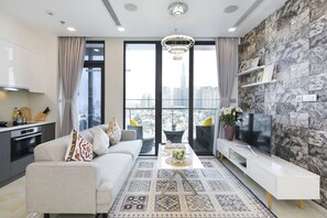Living room - Christina's Saigon - Vinhomes Golden River (Ho Chi Minh City)