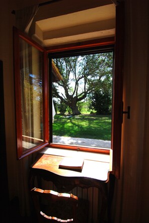 Blick von der Unterkunft