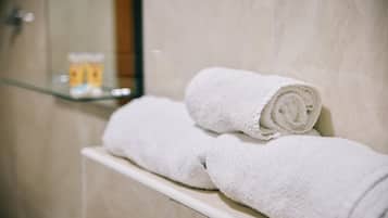 Towels, toilet paper
