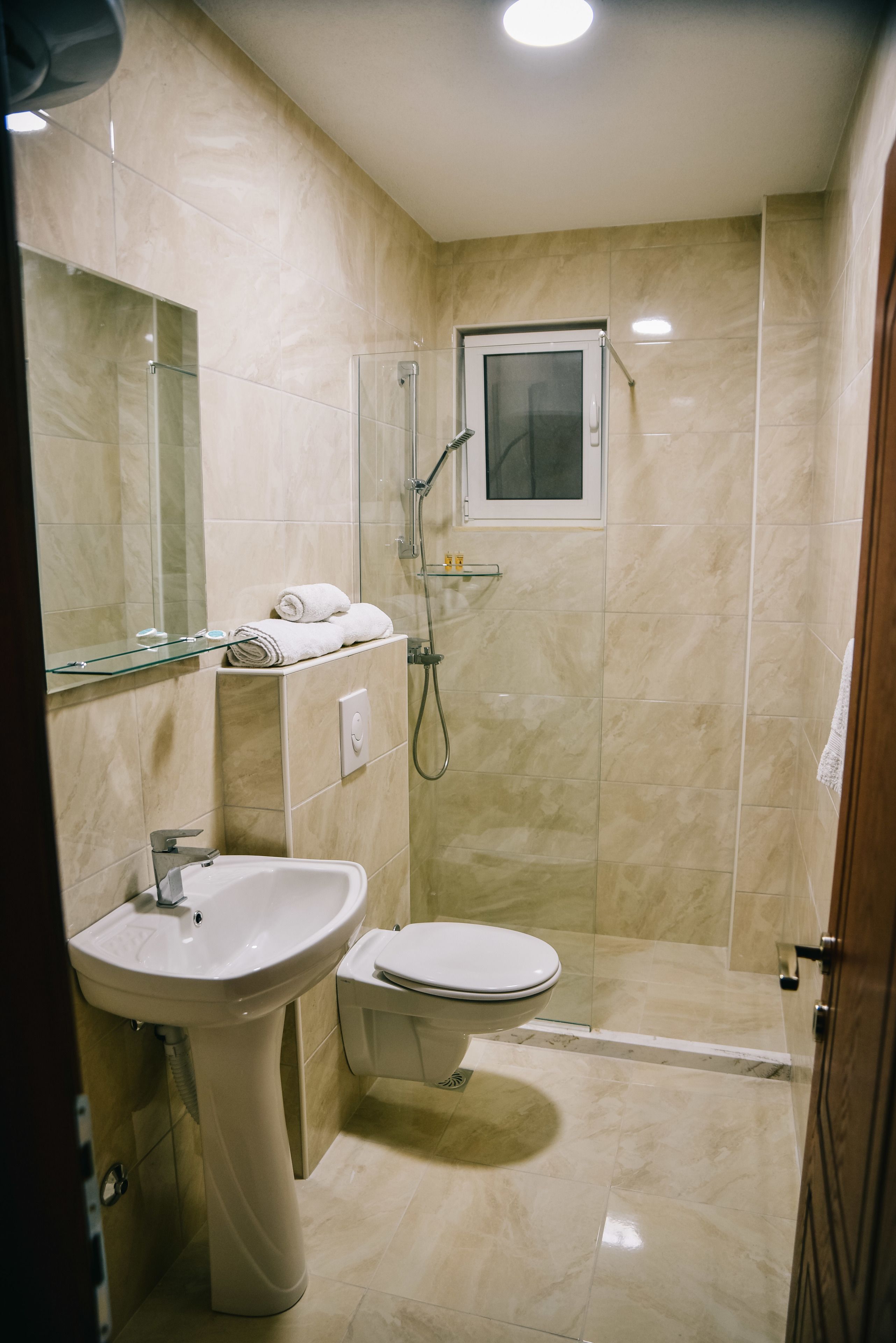 Towels, toilet paper