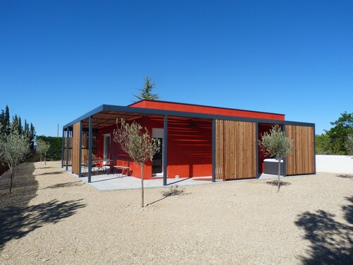 LODGES II, in the middle of lavender and olive trees.