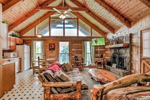 TV, fireplace, Netflix, streaming services