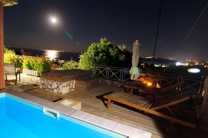Outdoor pool - PYRGI VIEW EXECUTIVE ,Private pool,Glorious views !
00001622259 (corfu)
