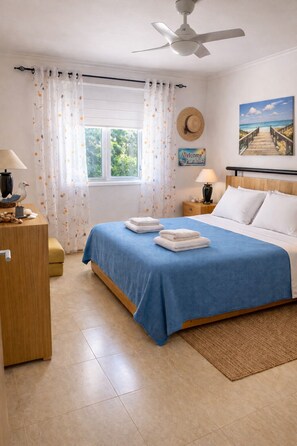 2 bedrooms, iron/ironing board, travel crib, WiFi