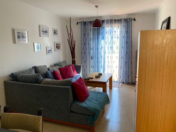 TV, DVD player, stereo