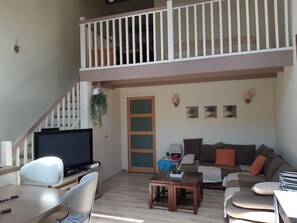 Smart TV, reproductor de DVD, libros y biblioteca musical 