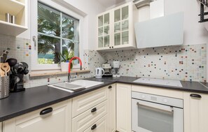 Fridge, microwave, stovetop, dishwasher - Beach front home in Kornic (Kornic)