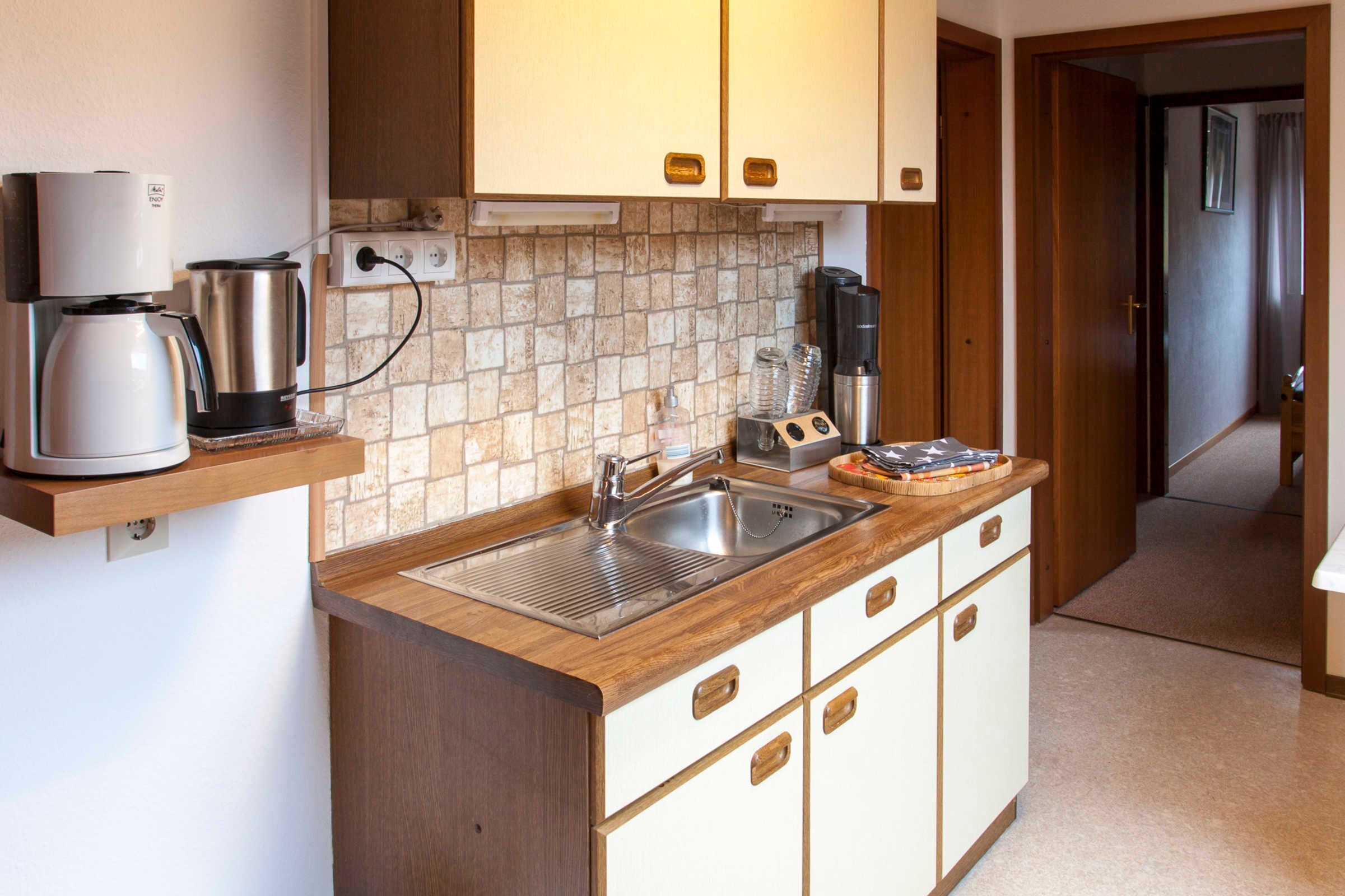 Fridge, microwave, oven