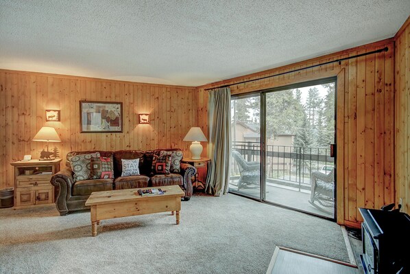 TV, fireplace, stereo